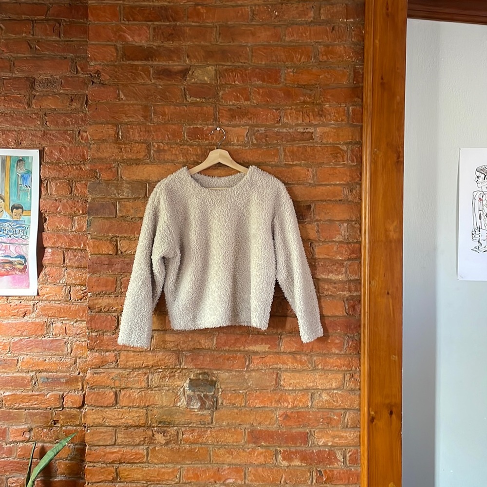 Uniqlo Oatmeal Teddy Sweater